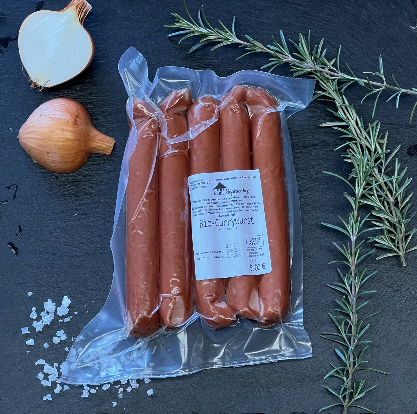 Bio Welsh Black Currywurst 5 Stk (tiefgefroren)