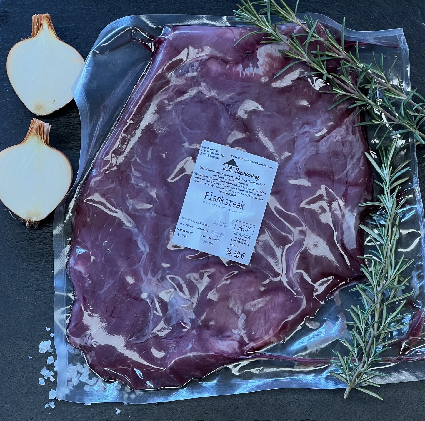 Bio Welsh Black Flanksteak ca. 900gr (tiefgefroren)