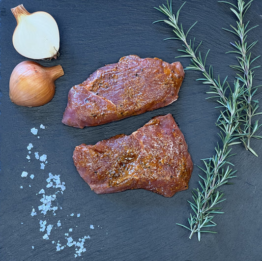 Bio Welsh Black Hüftsteak mit Texas-Marinade 2 Stücke (tiefgefroren)